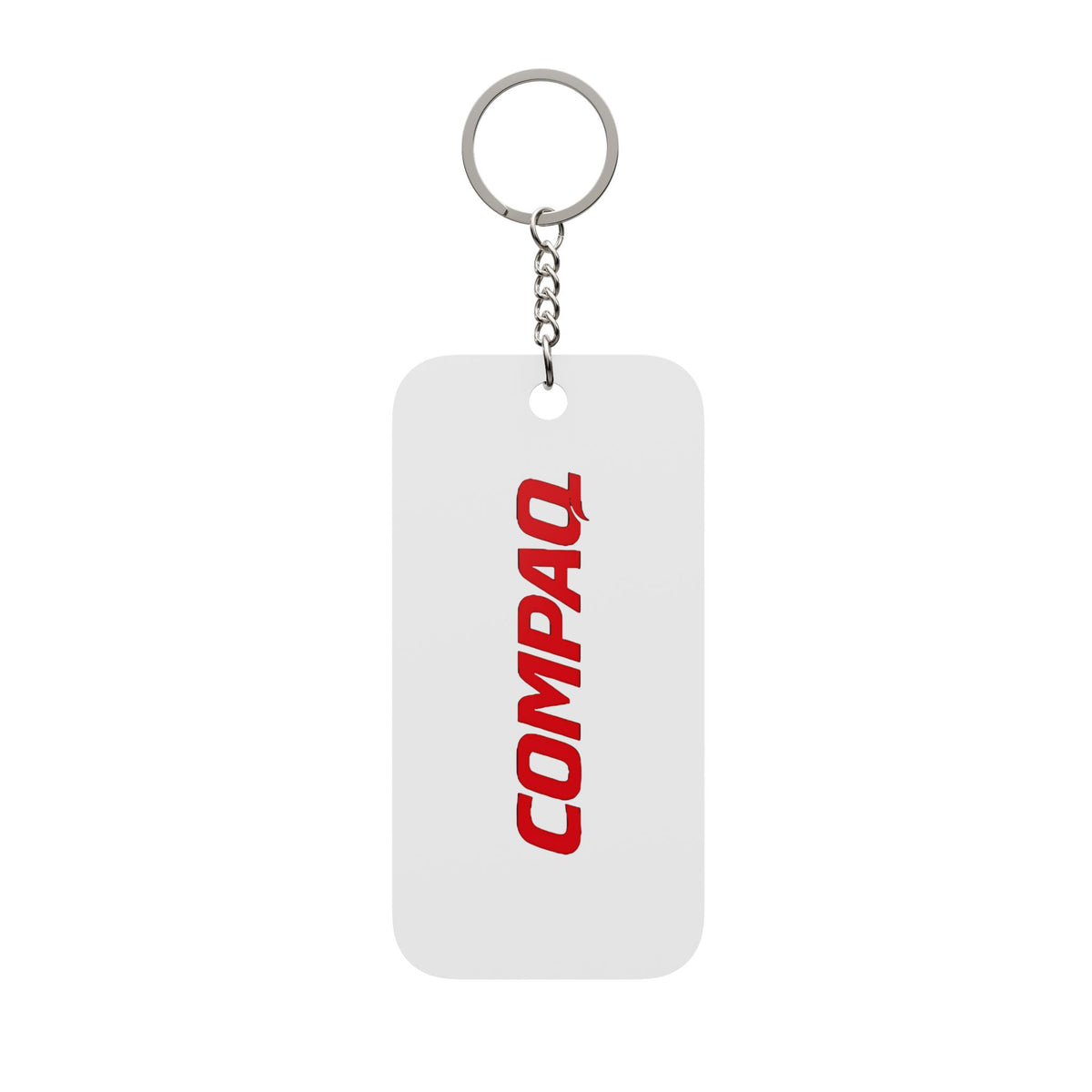 Compaq Double-Sided Keychain Charm