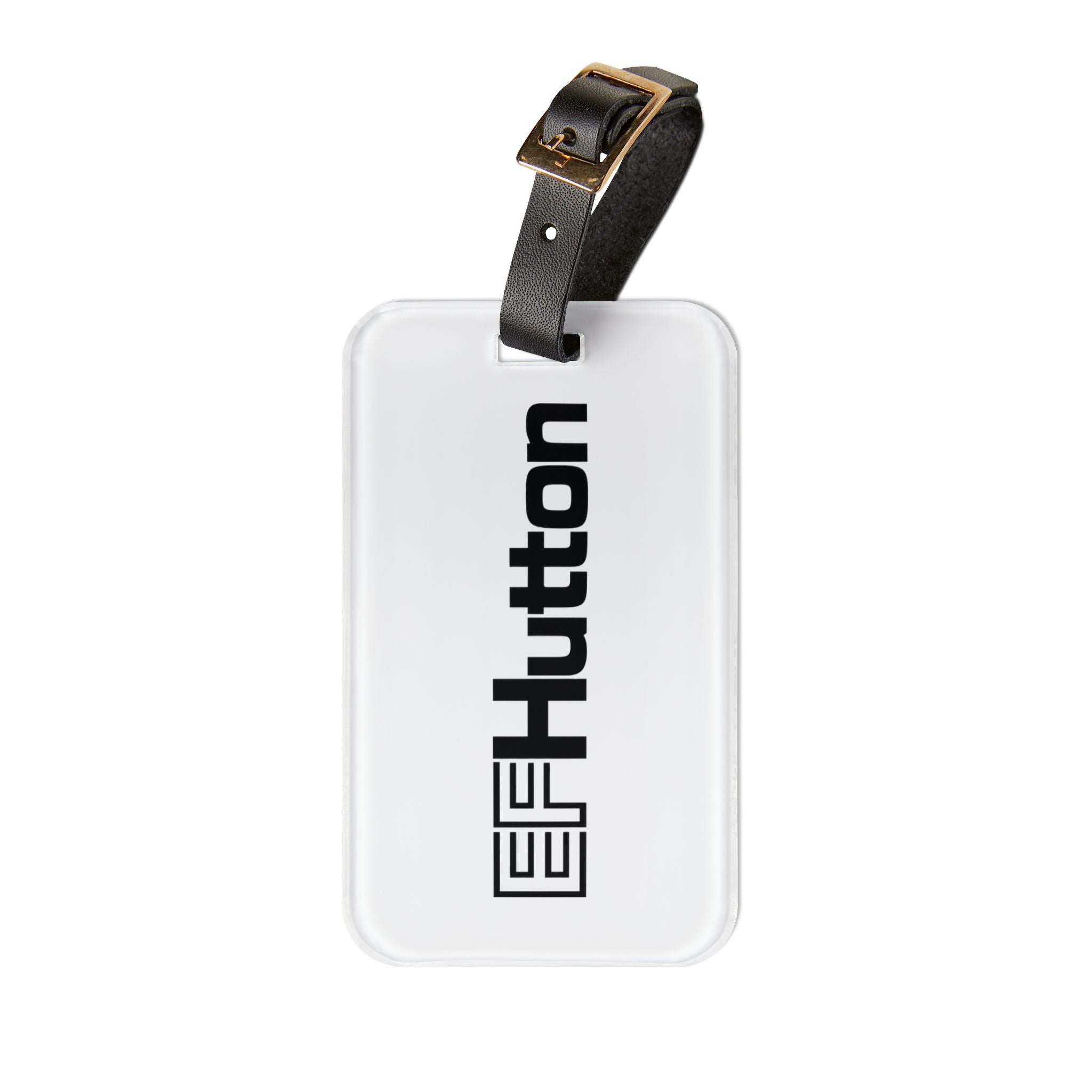 E. F. Hutton Luggage Tag