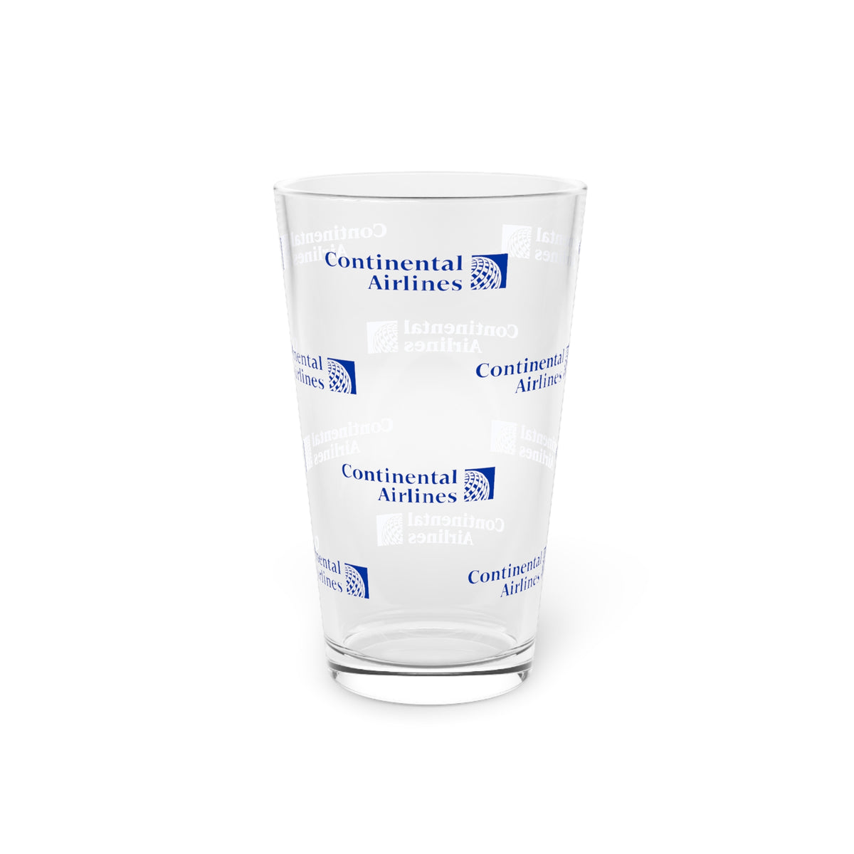 Continental Airlines 16oz Pint Glass