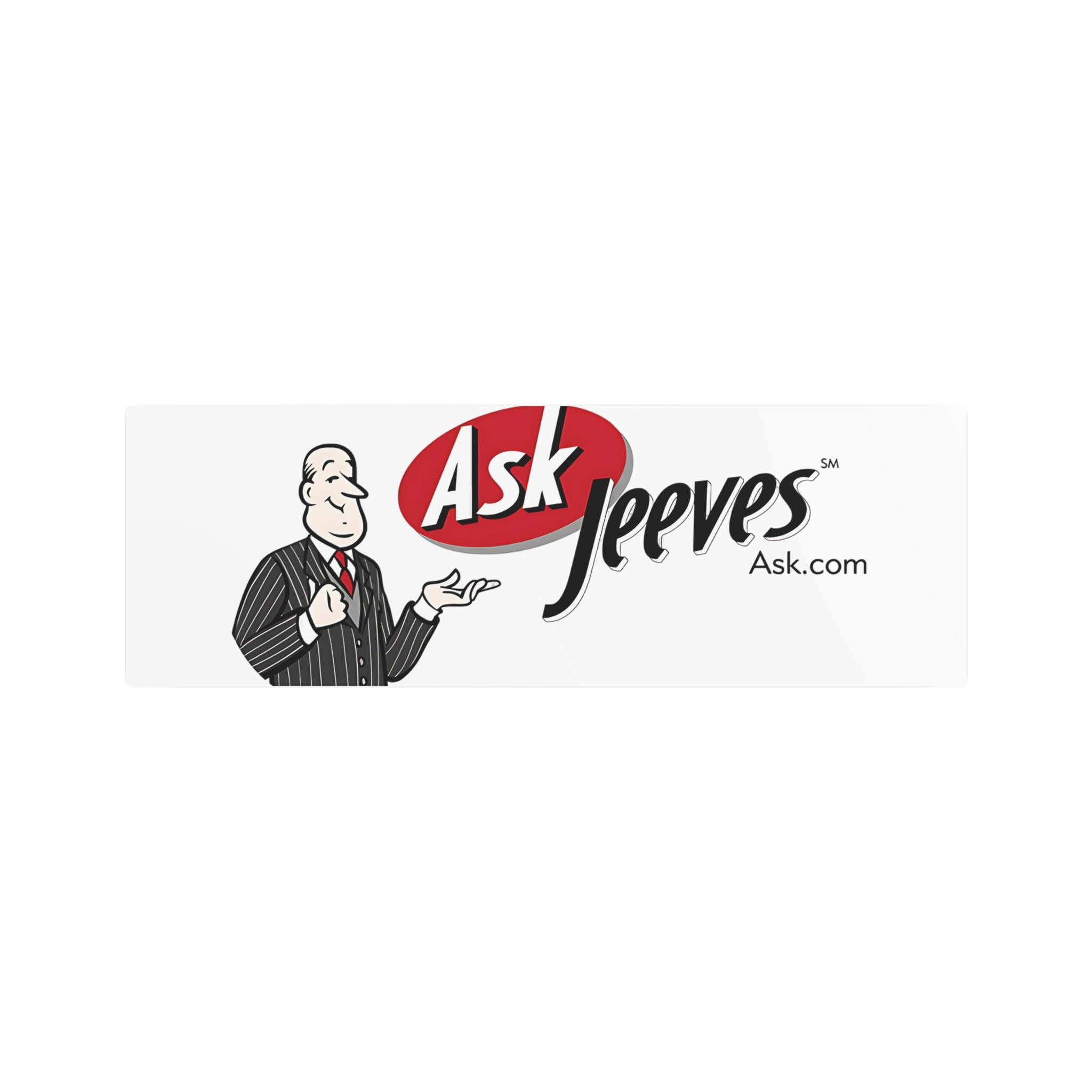 Ask Jeeves Metal Sign
