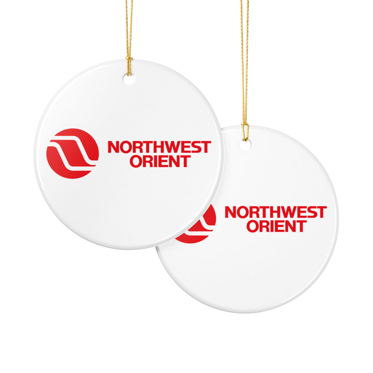 Northwest Orient Airlines Ceramic Ornament