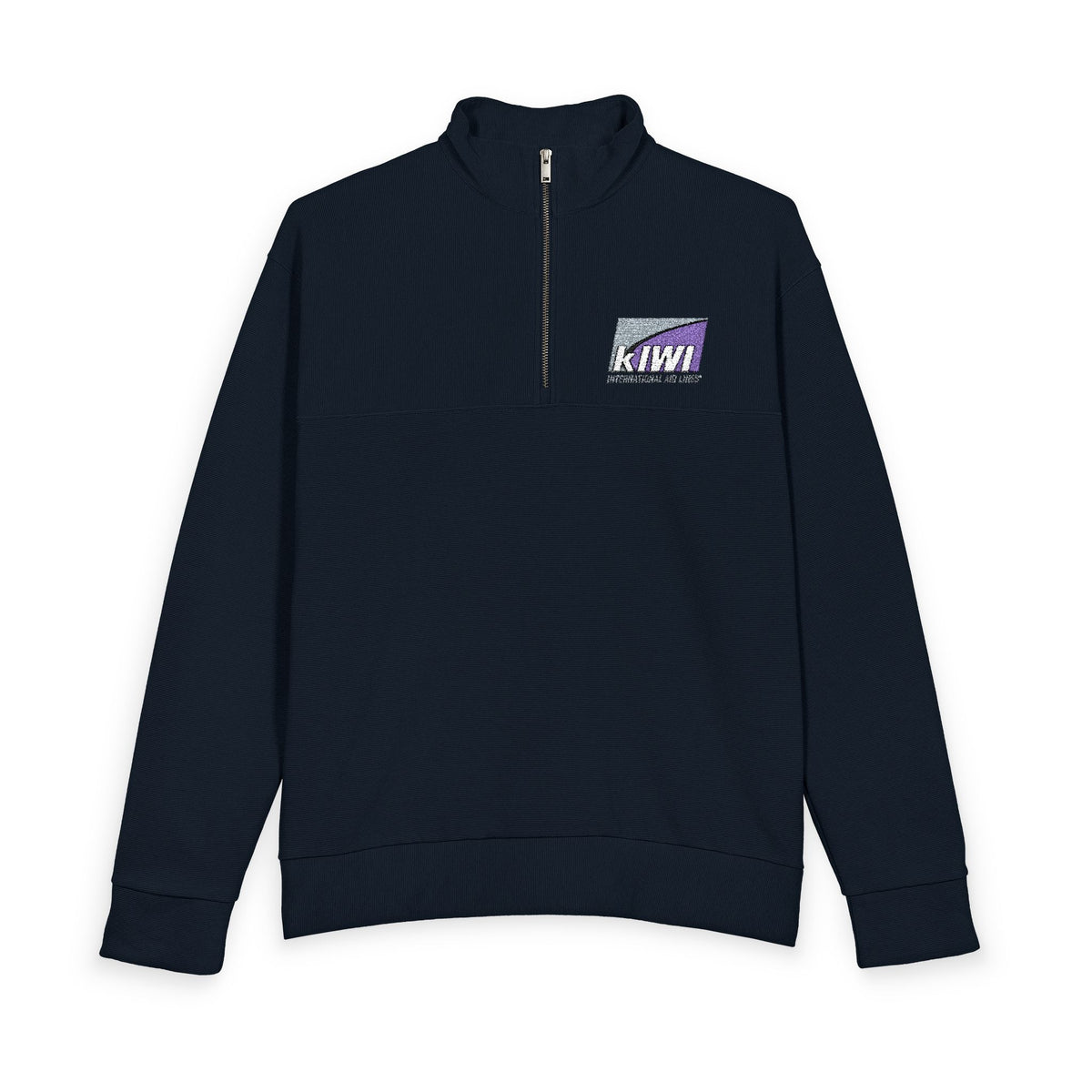 Kiwi International Air Lines Heavy Knit Quarter-Zip Sweatshirt