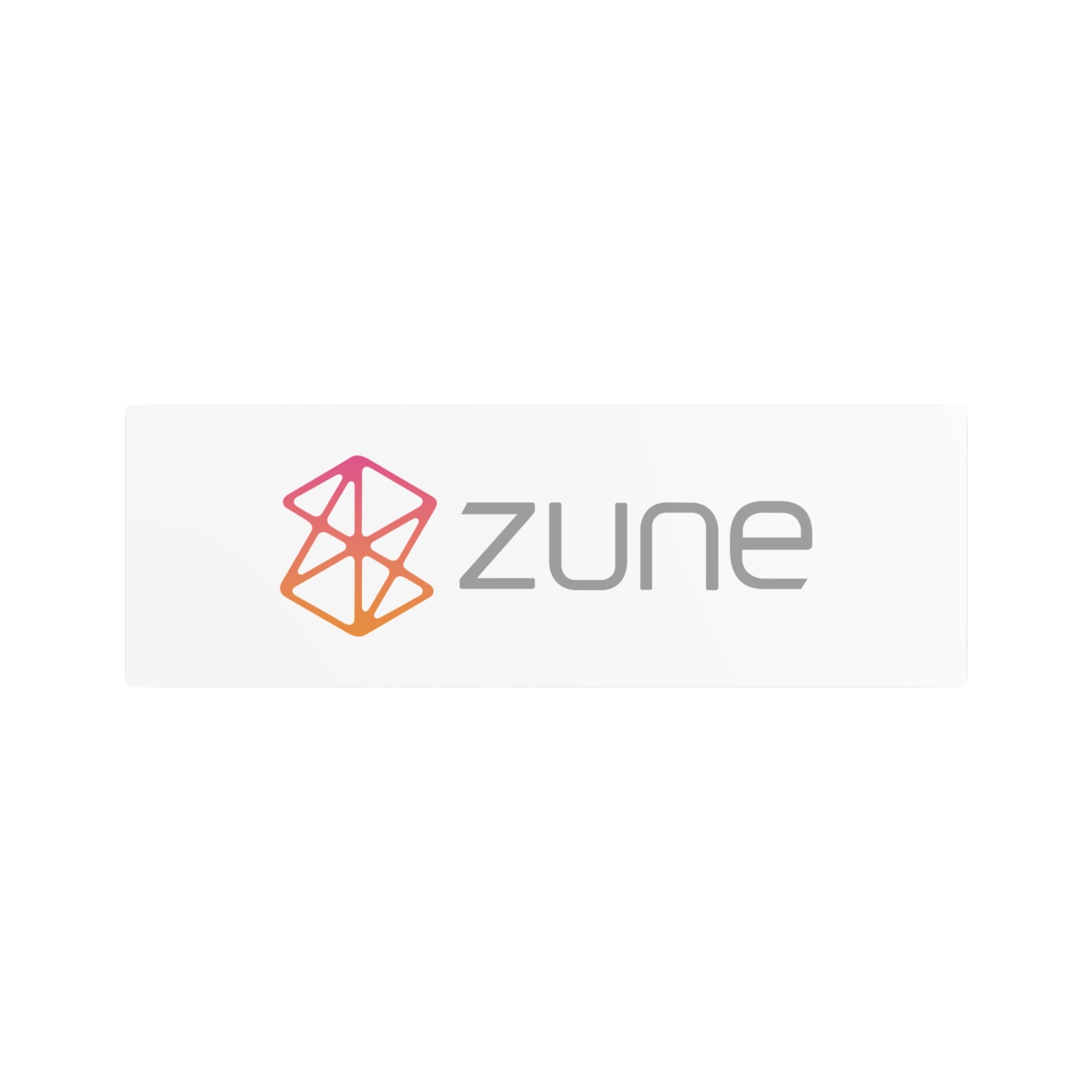 Zune Metal Sign