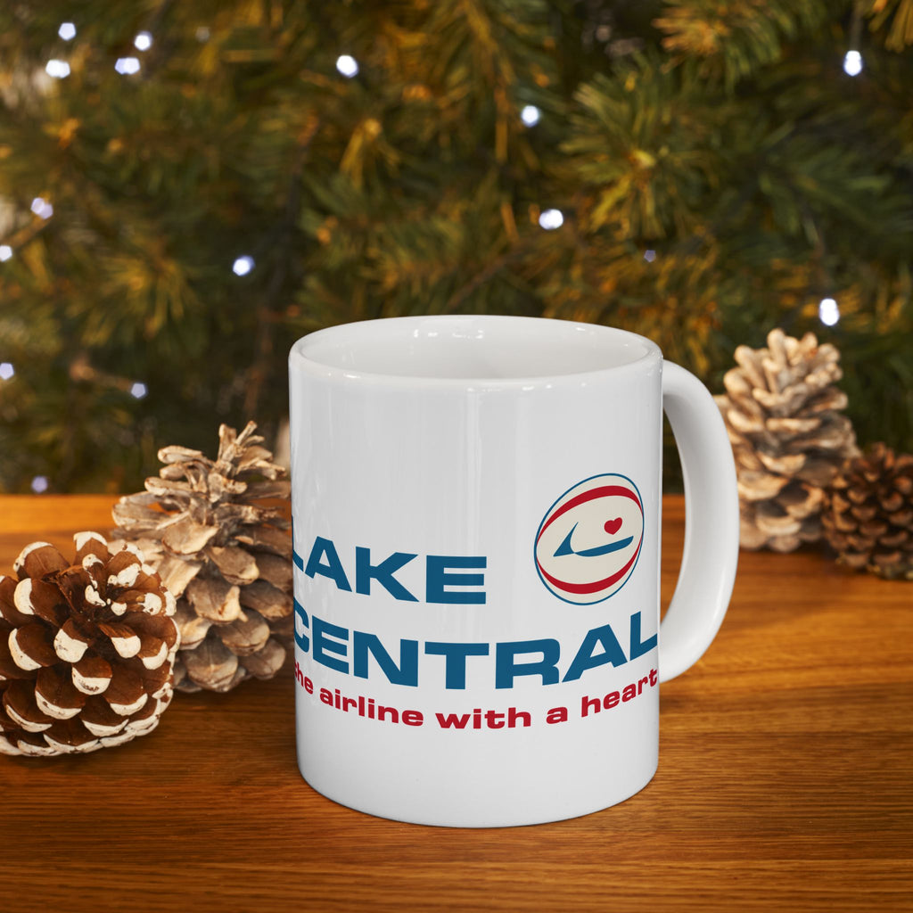 Lake Central Airlines Ceramic Coffee Mug