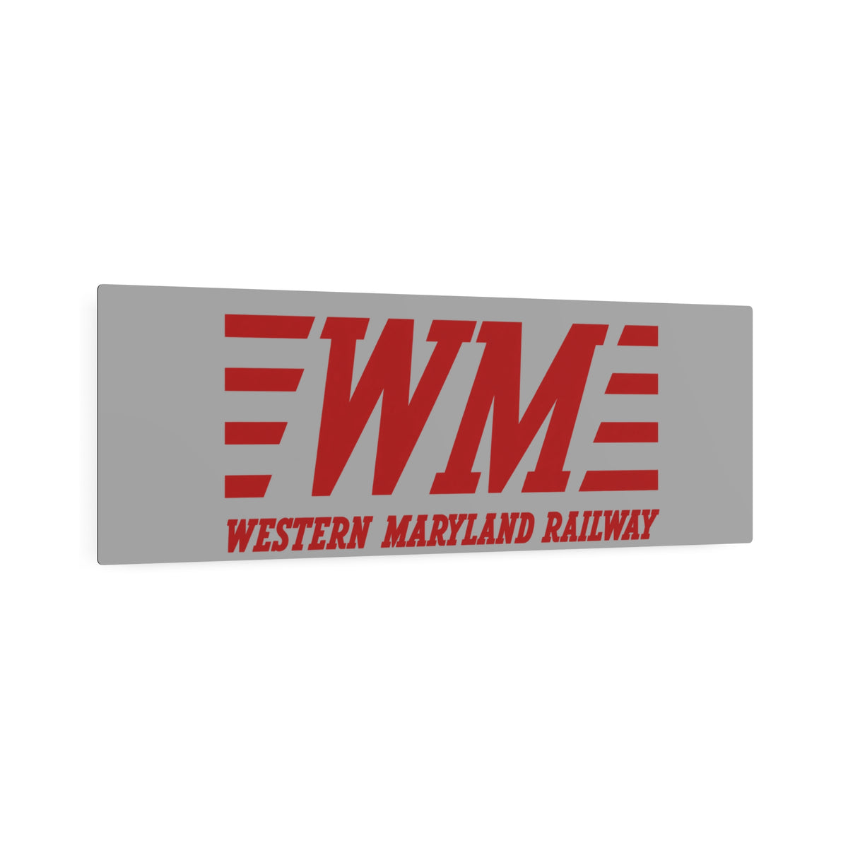 Western Maryland Railway Metal Sign