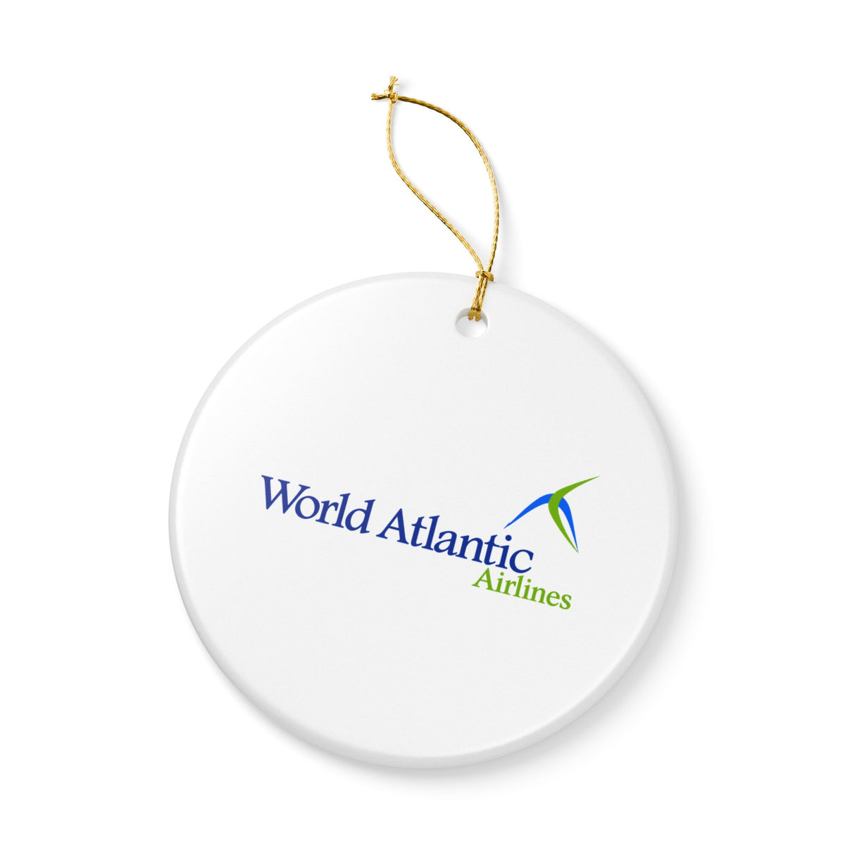 World Atlantic Airlines Ceramic Ornament