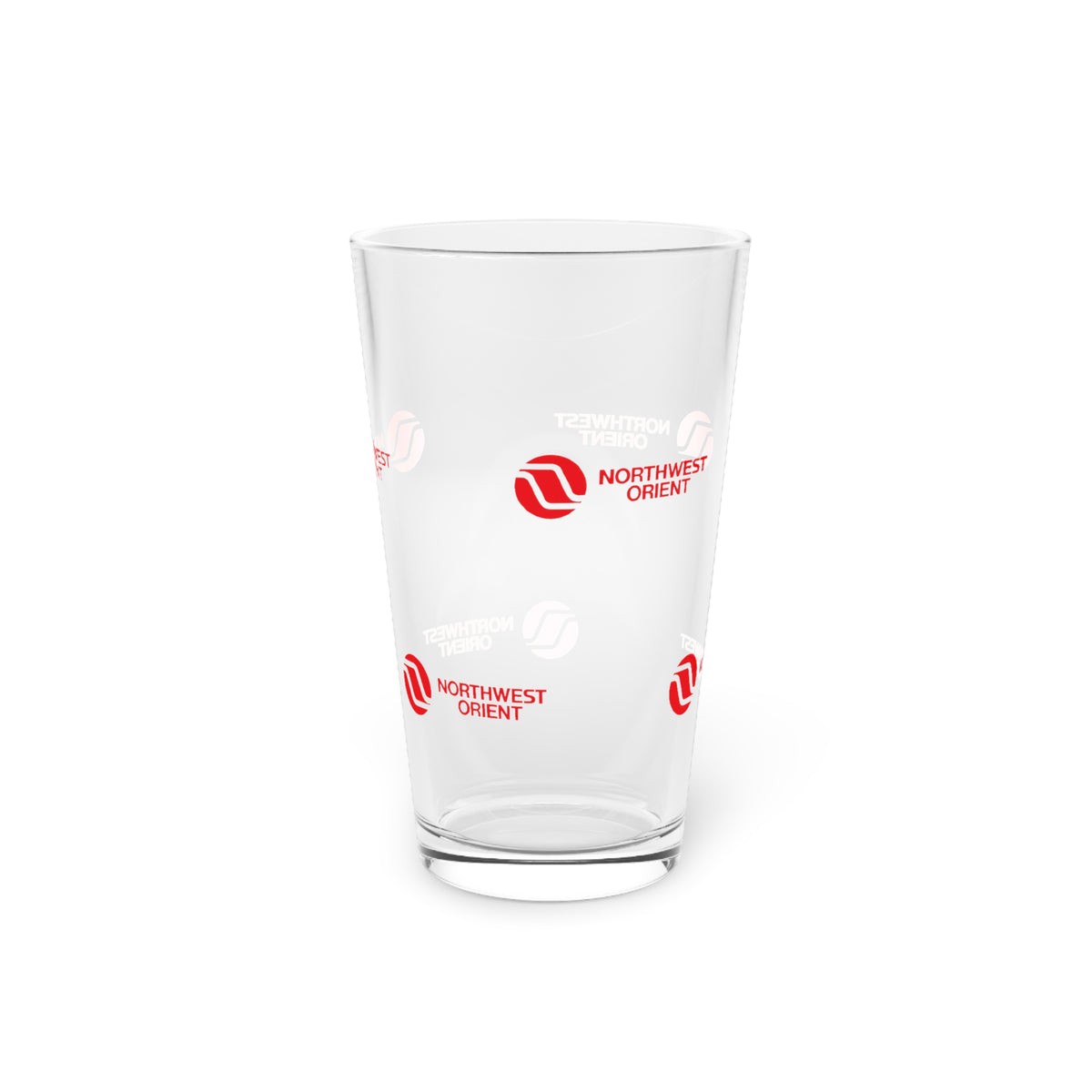 Northwest Orient Airlines 16oz Pint Glass