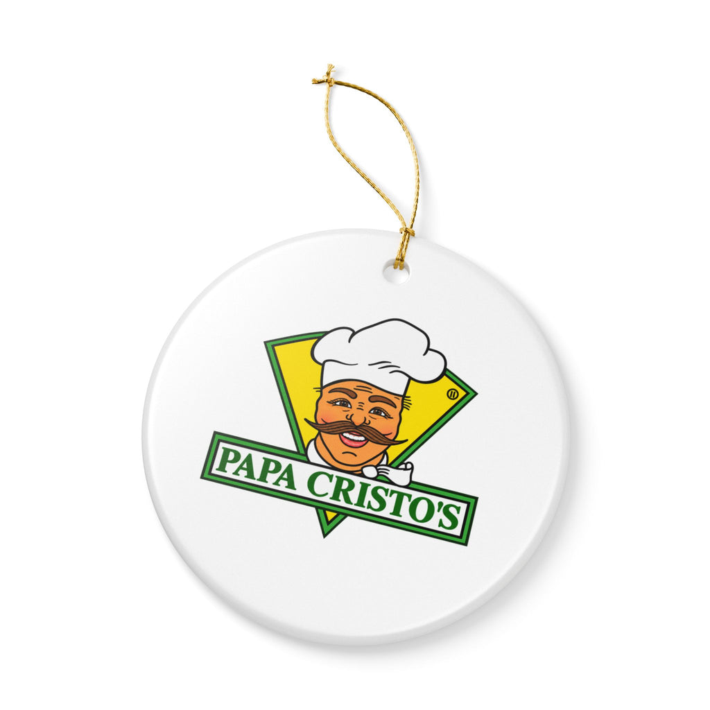 Papa Cristo's Ceramic Ornament