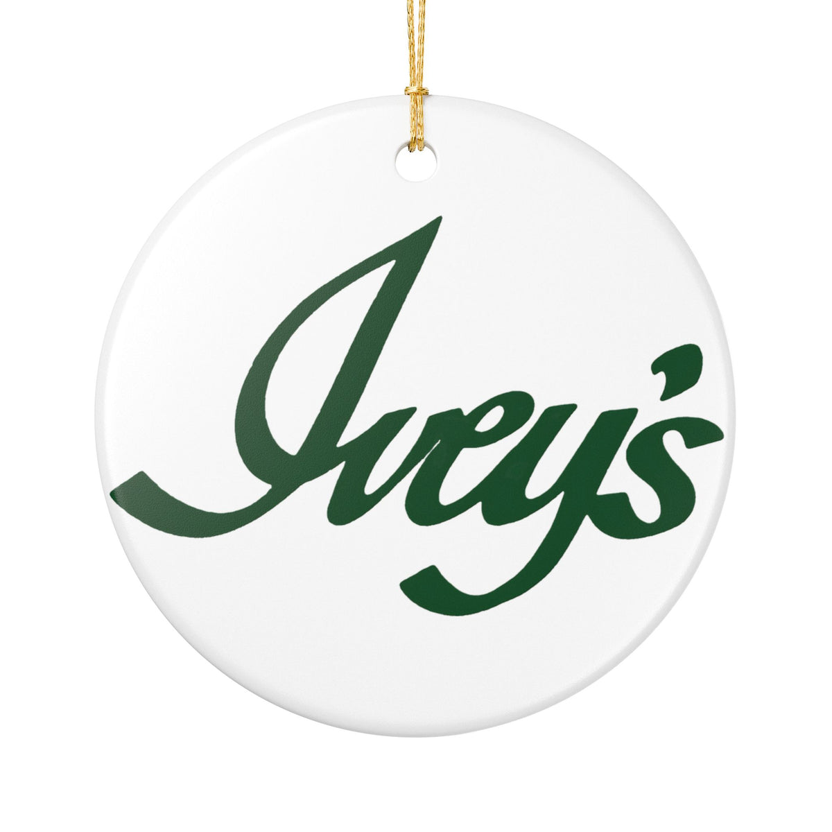 Ivey's Ceramic Ornament