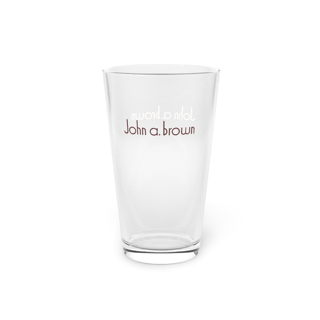 John A. Brown 16oz Pint Glass
