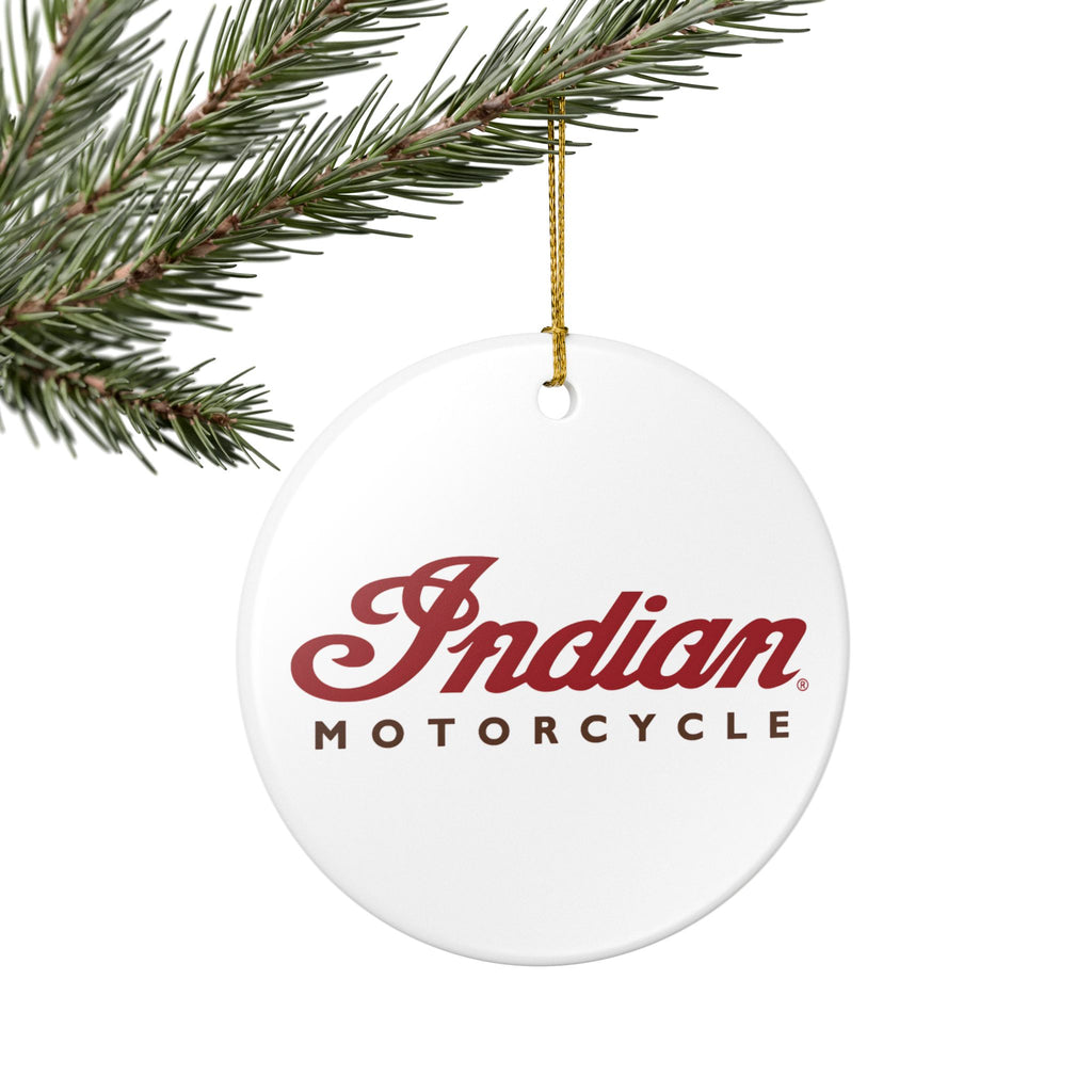 Indian Motorcycle Ceramic Ornament