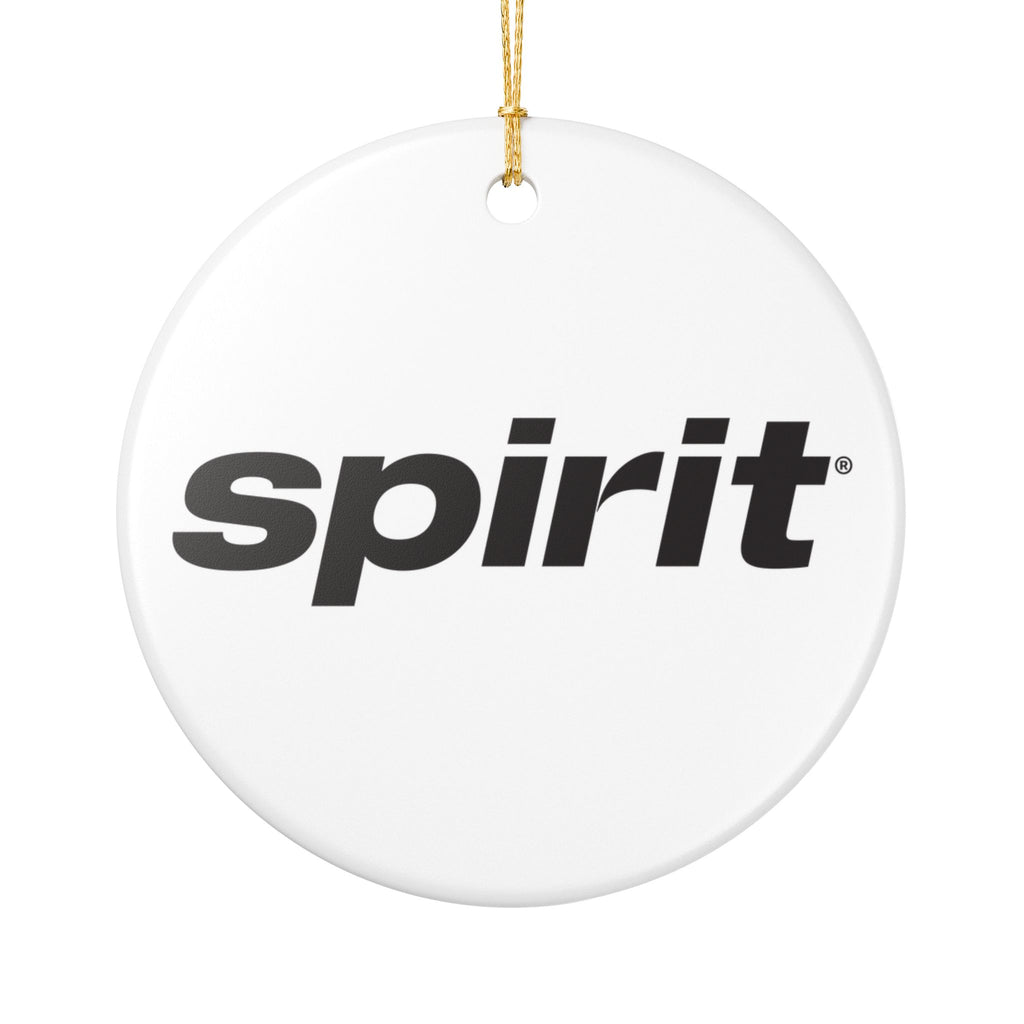 Spirit Airlines Ceramic Ornament