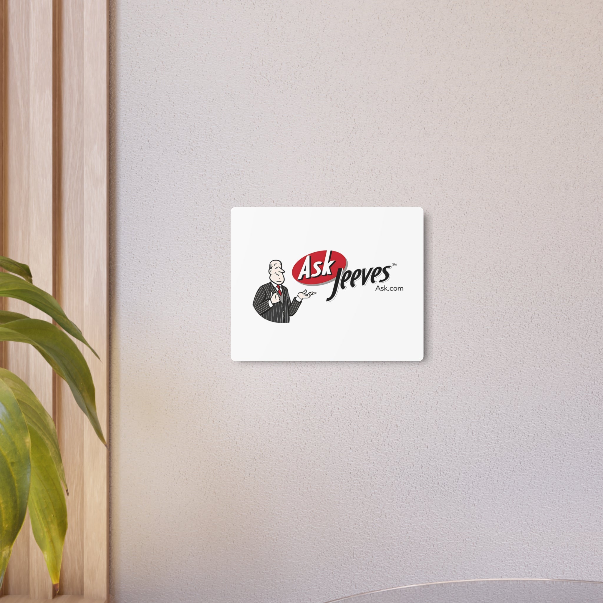 Ask Jeeves Metal Sign