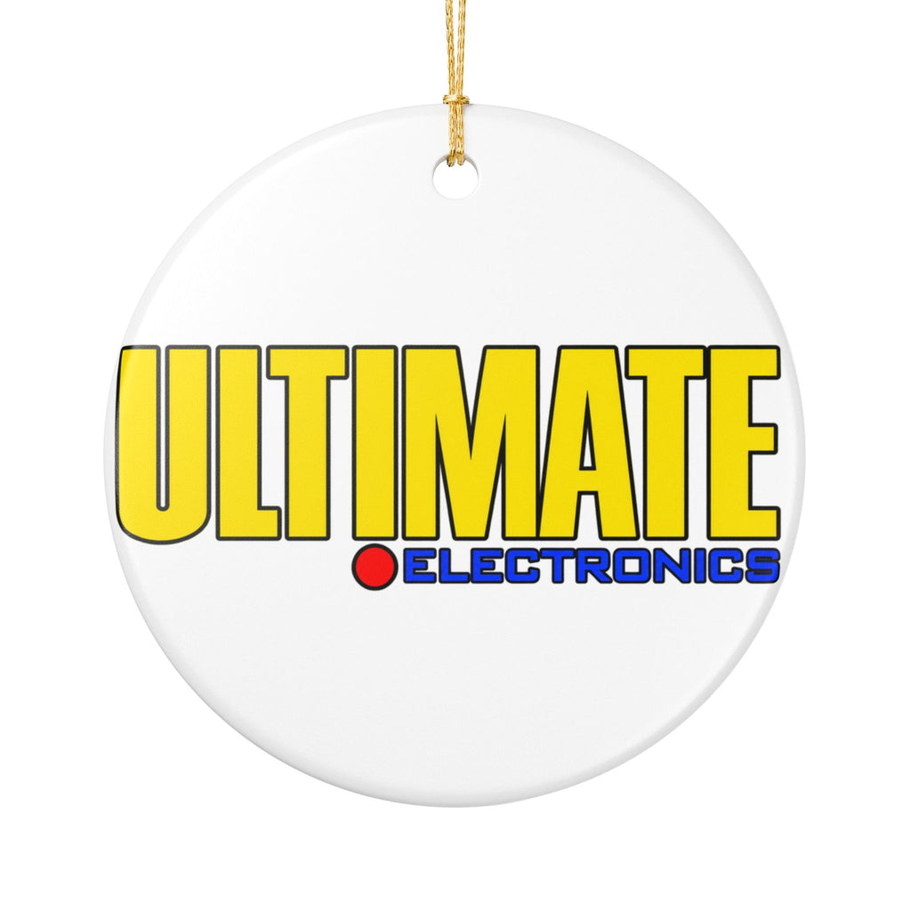 Ultimate Electronics Ceramic Ornament