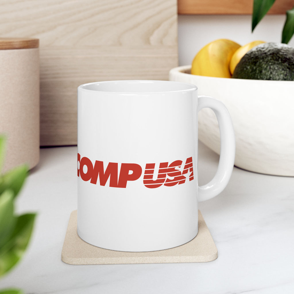 CompUSA Ceramic Coffee Mug