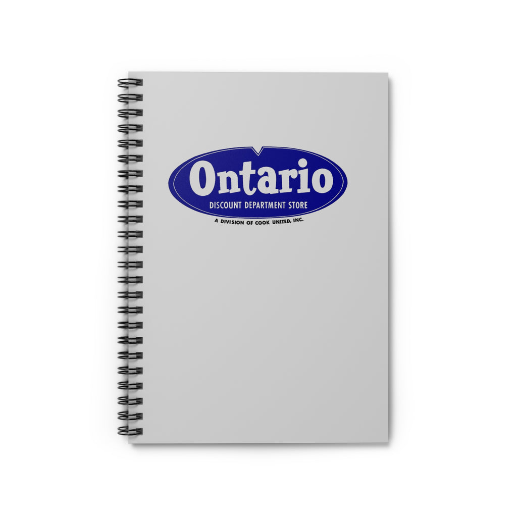 Ontario Discount Department Store Spiral Notebook