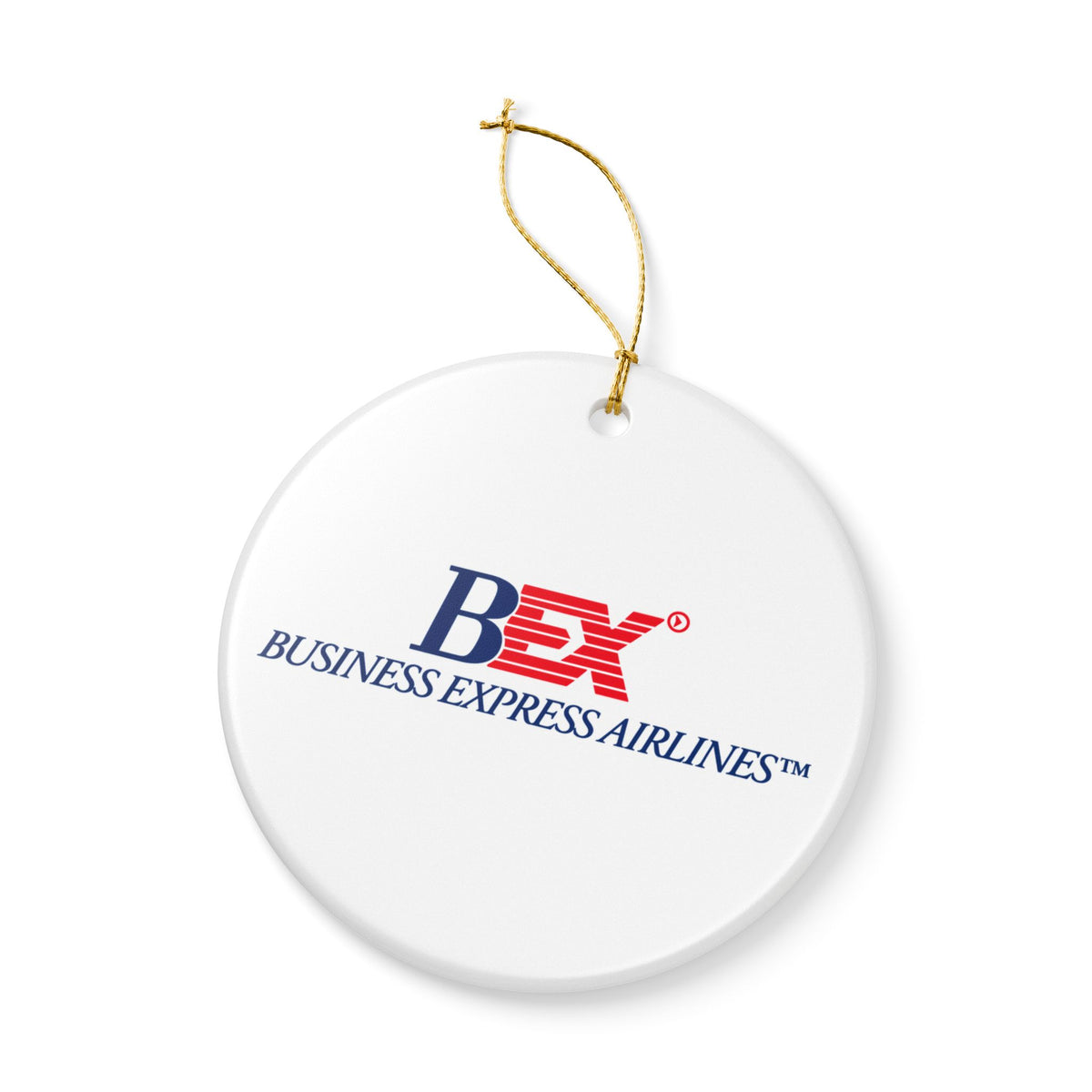Business Express Airlines Ceramic Ornament