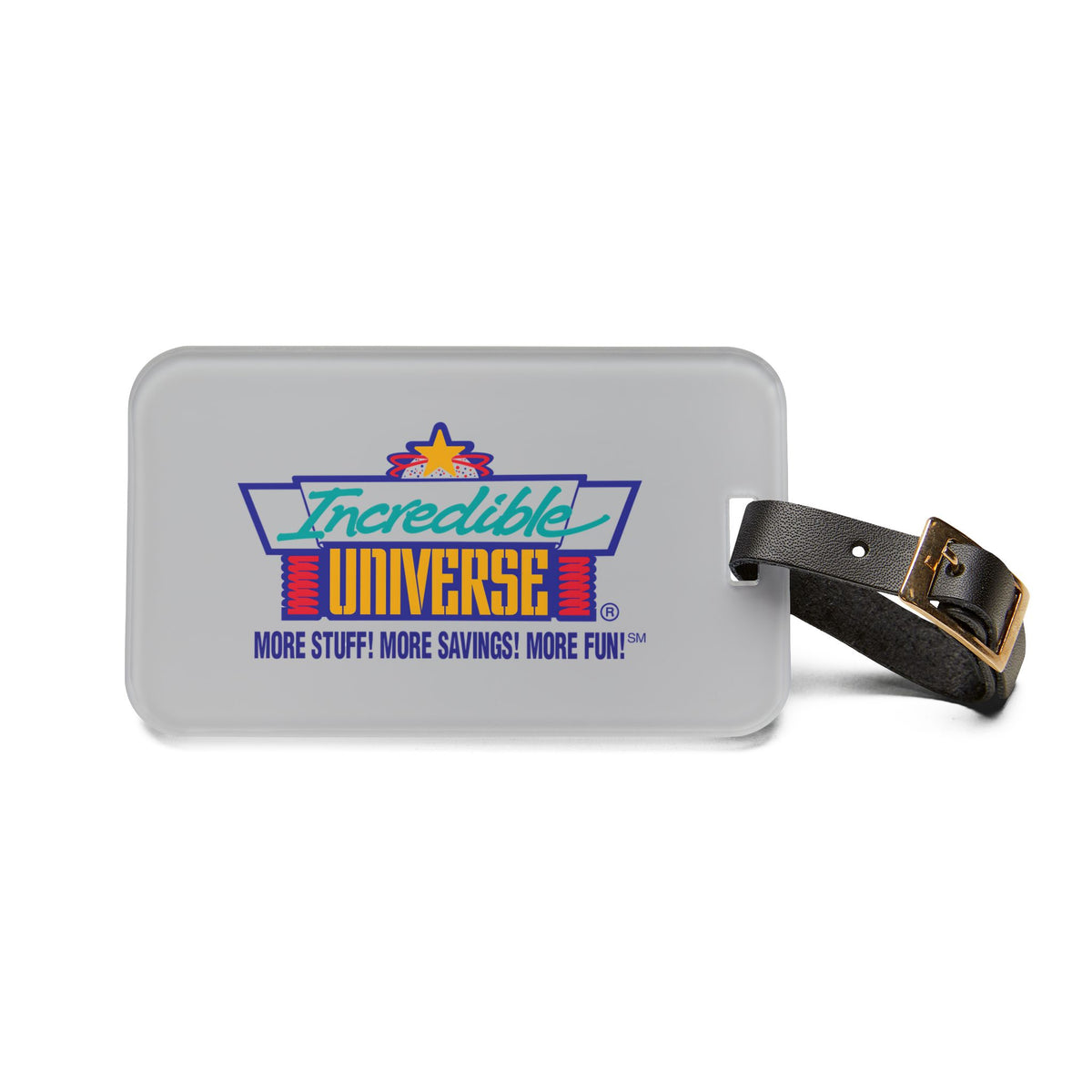 Incredible Universe Luggage Tag