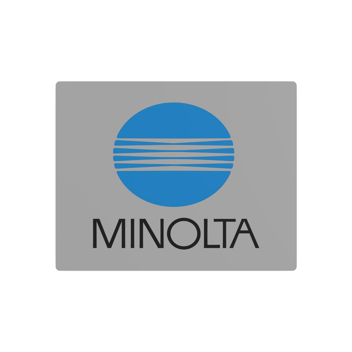 Minolta Metal Sign