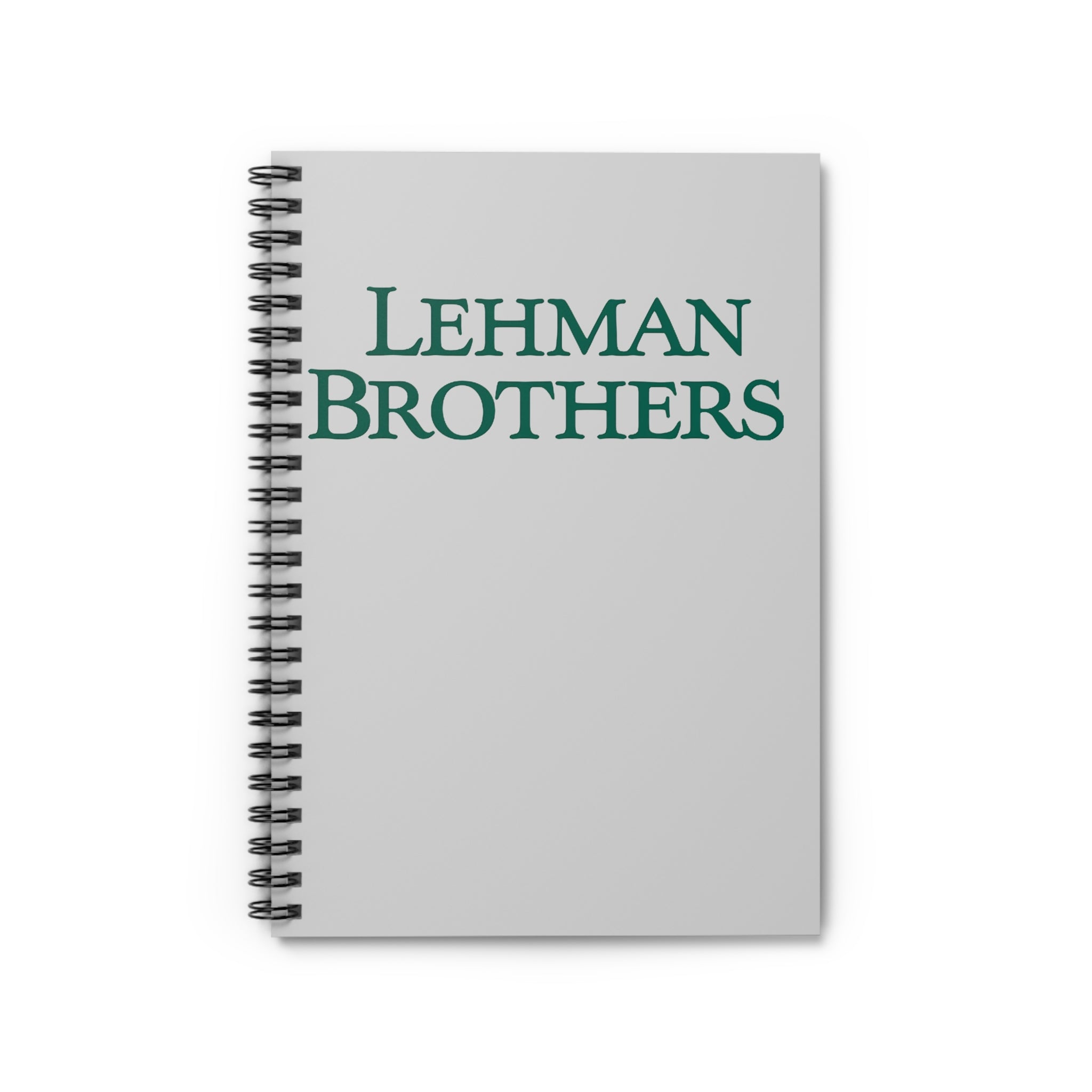 Lehman Brothers Spiral Notebook