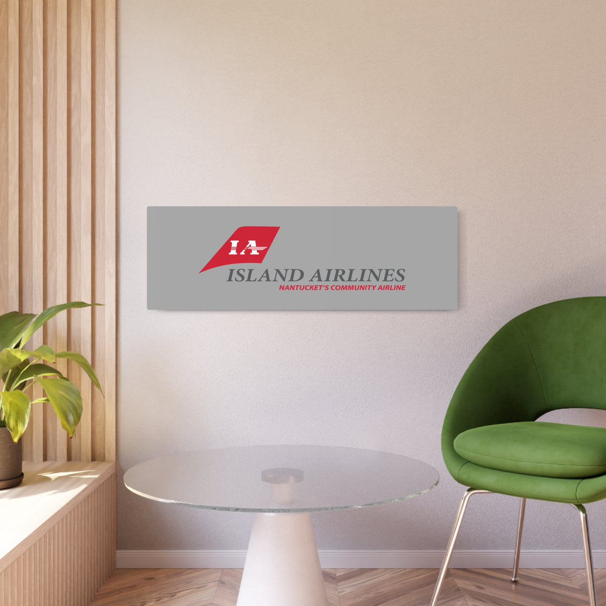 Island Airlines Metal Sign