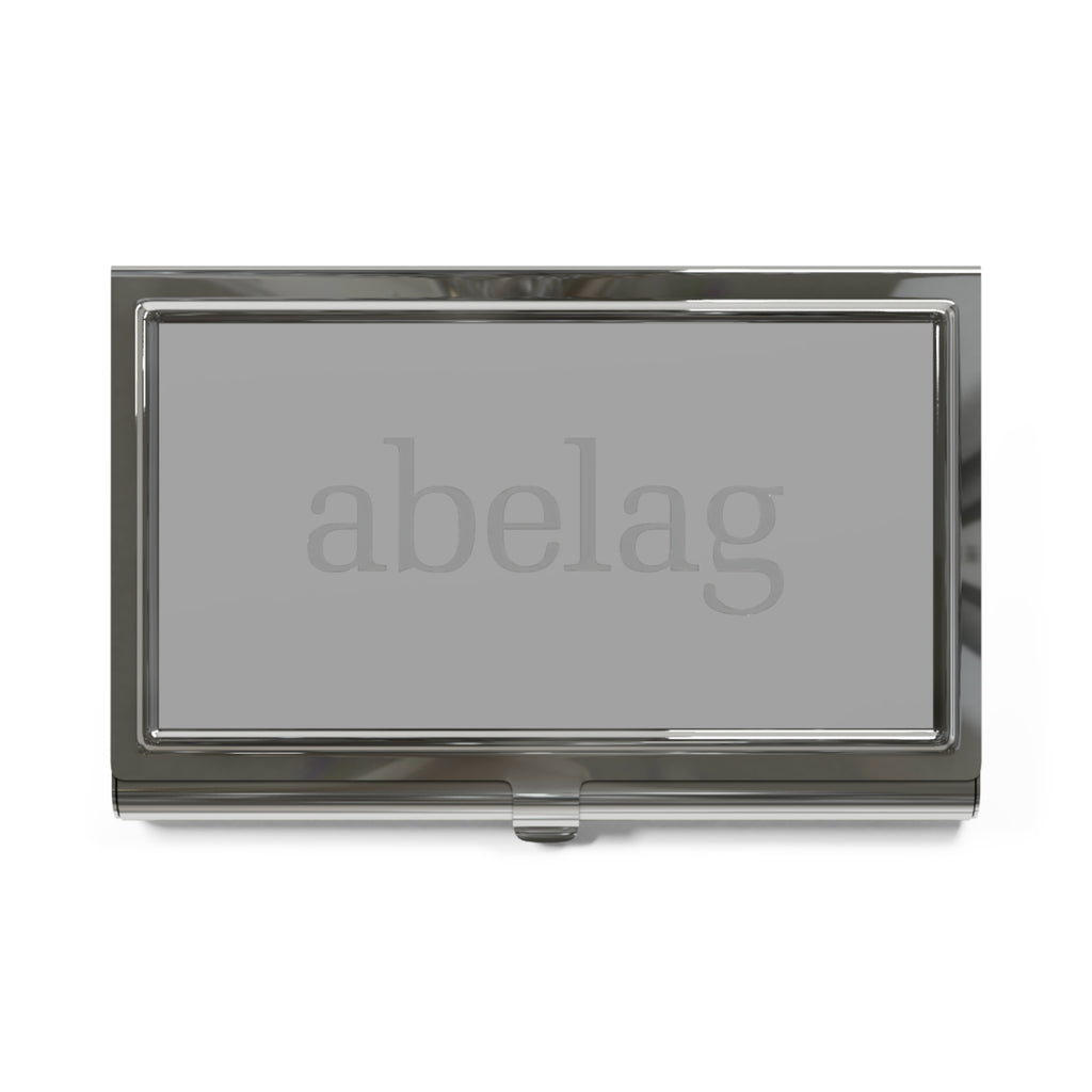 Abelag Aviation Metal Business Card Holder