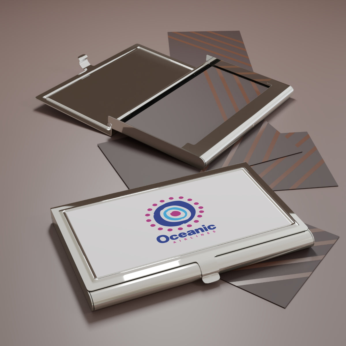 Oceanic Airlines Metal Business Card Holder