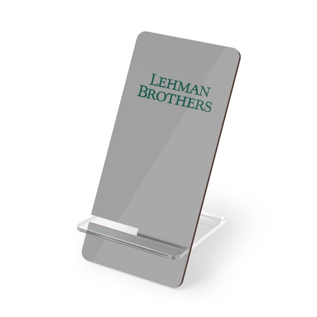 Lehman Brothers Foldable Mobile Phone Display Stand