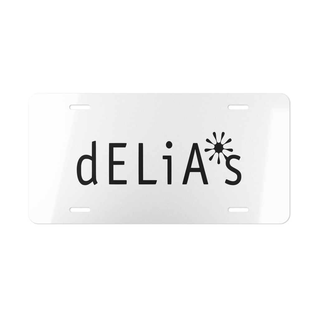 Delia's Vanity License Plate