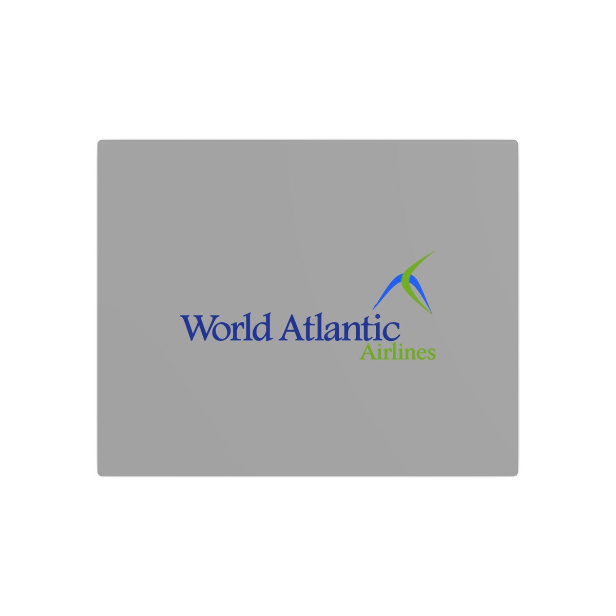World Atlantic Airlines Metal Sign