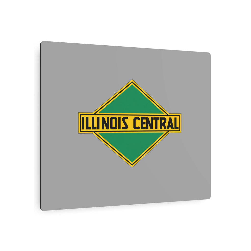 Illinois Central Railroad Metal Sign
