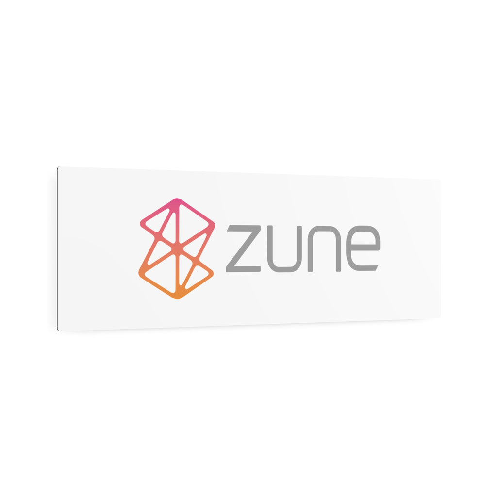 Zune Metal Sign