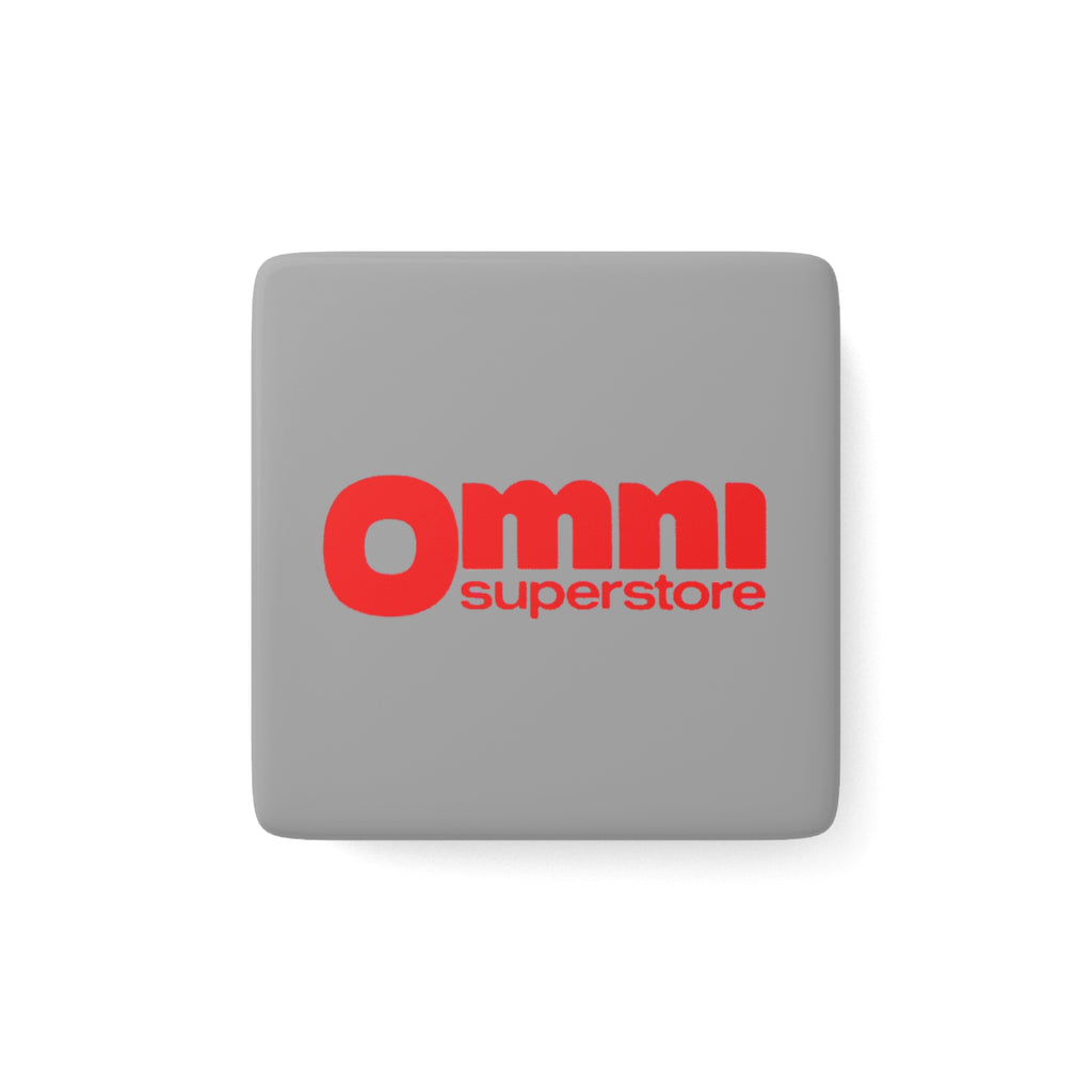 Omni Superstore Square Porcelain Fridge Magnet