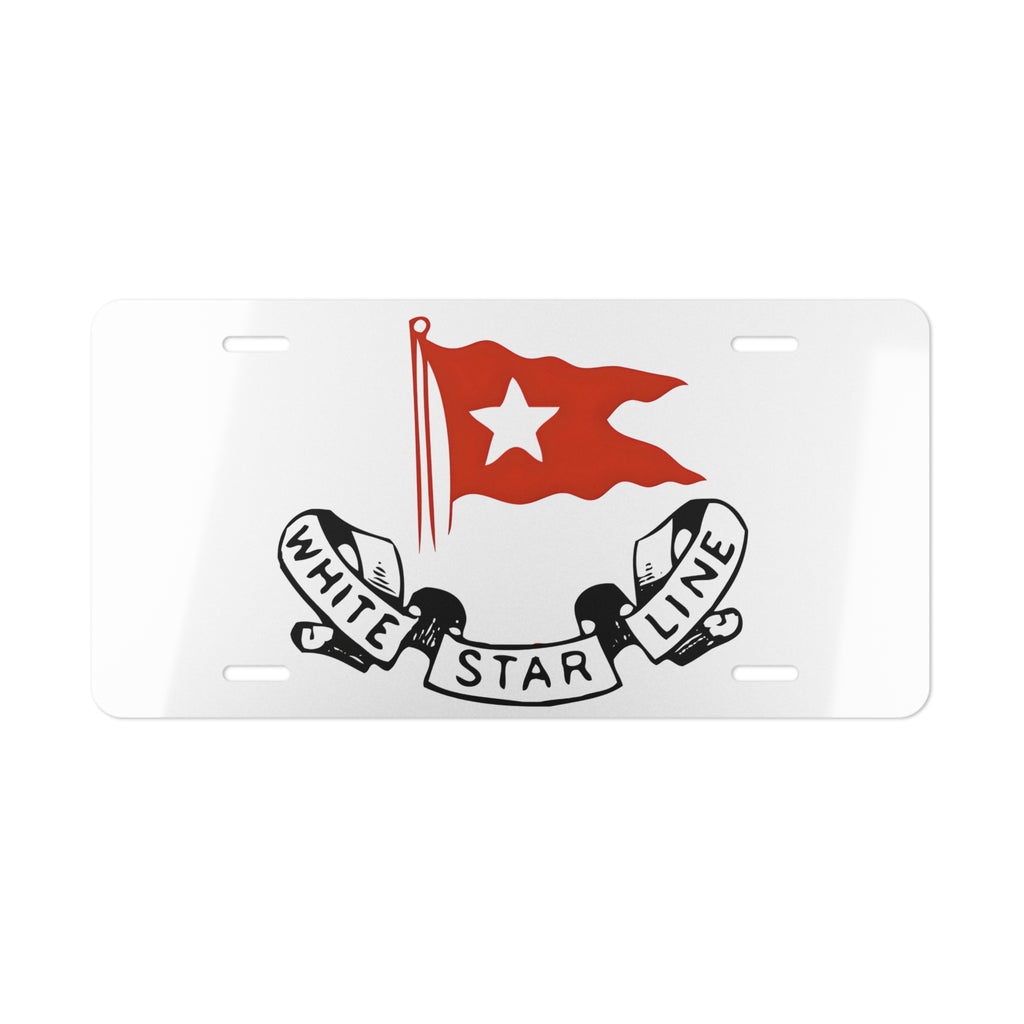White Star Line Vanity License Plate