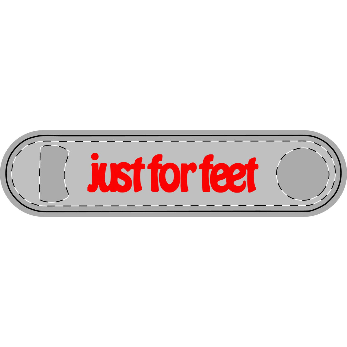 Just For Feet Metal Bottle Opener