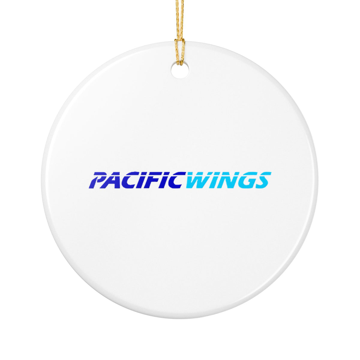 Pacific Wings Ceramic Ornament