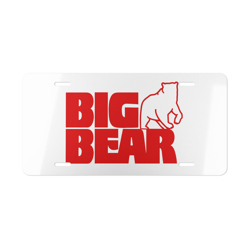 Big Bear Stores Vanity License Plate