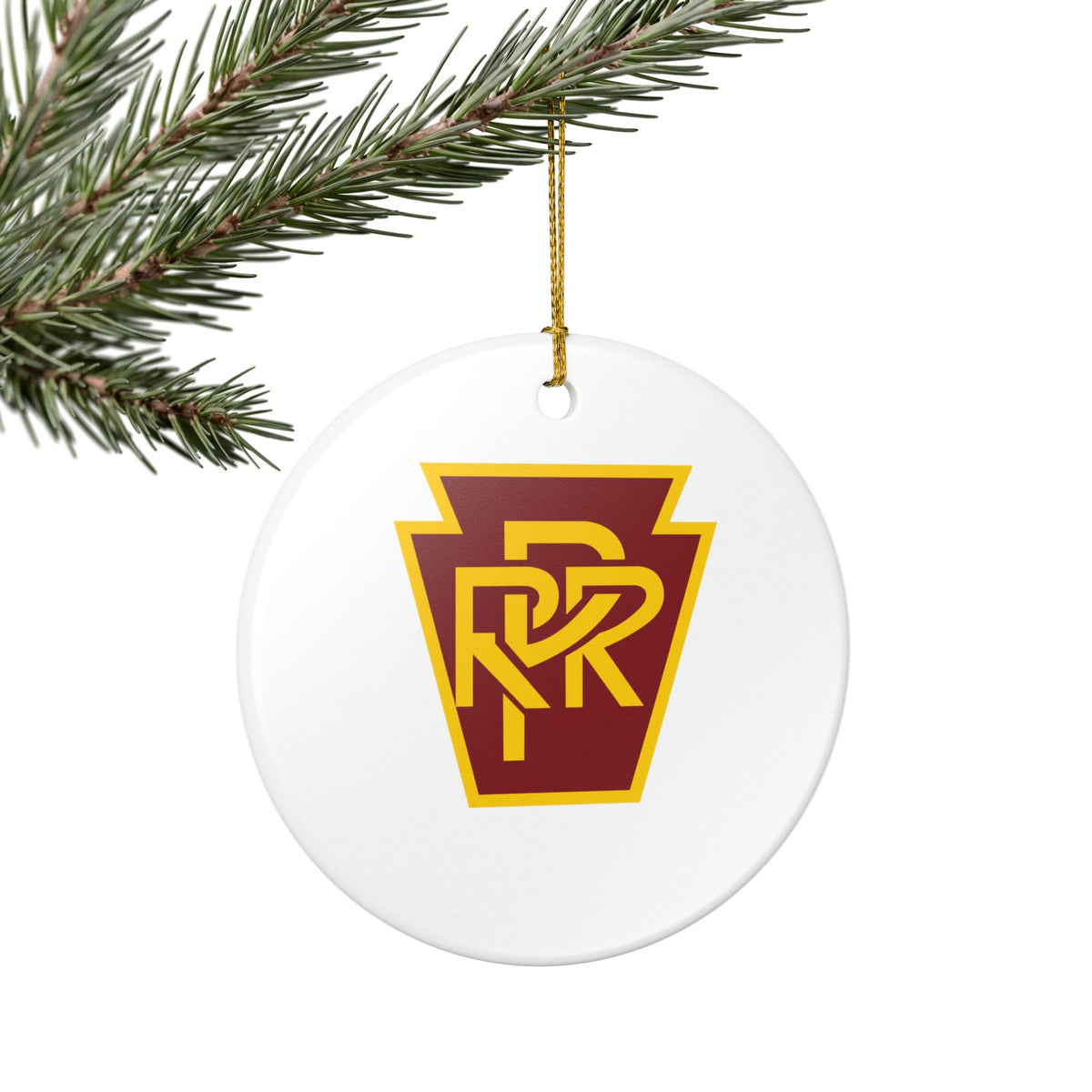 Pennsylvania Railroad Ceramic Ornament