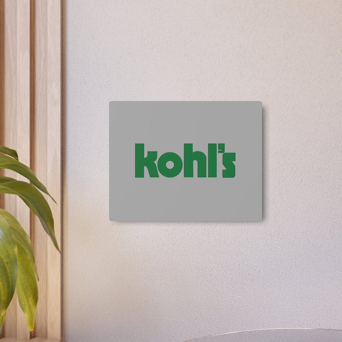 Kohl's Food Stores Metal Sign