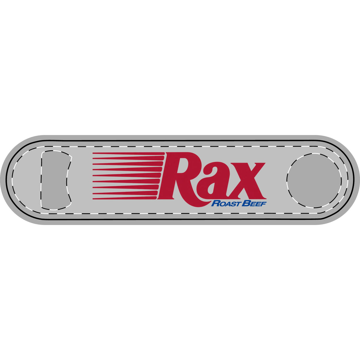 Rax Roast Beef Metal Bottle Opener