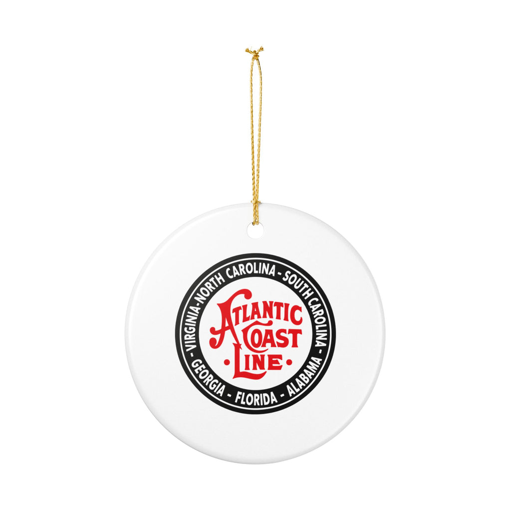 Atlantic Coast Line Railroad Ceramic Ornament