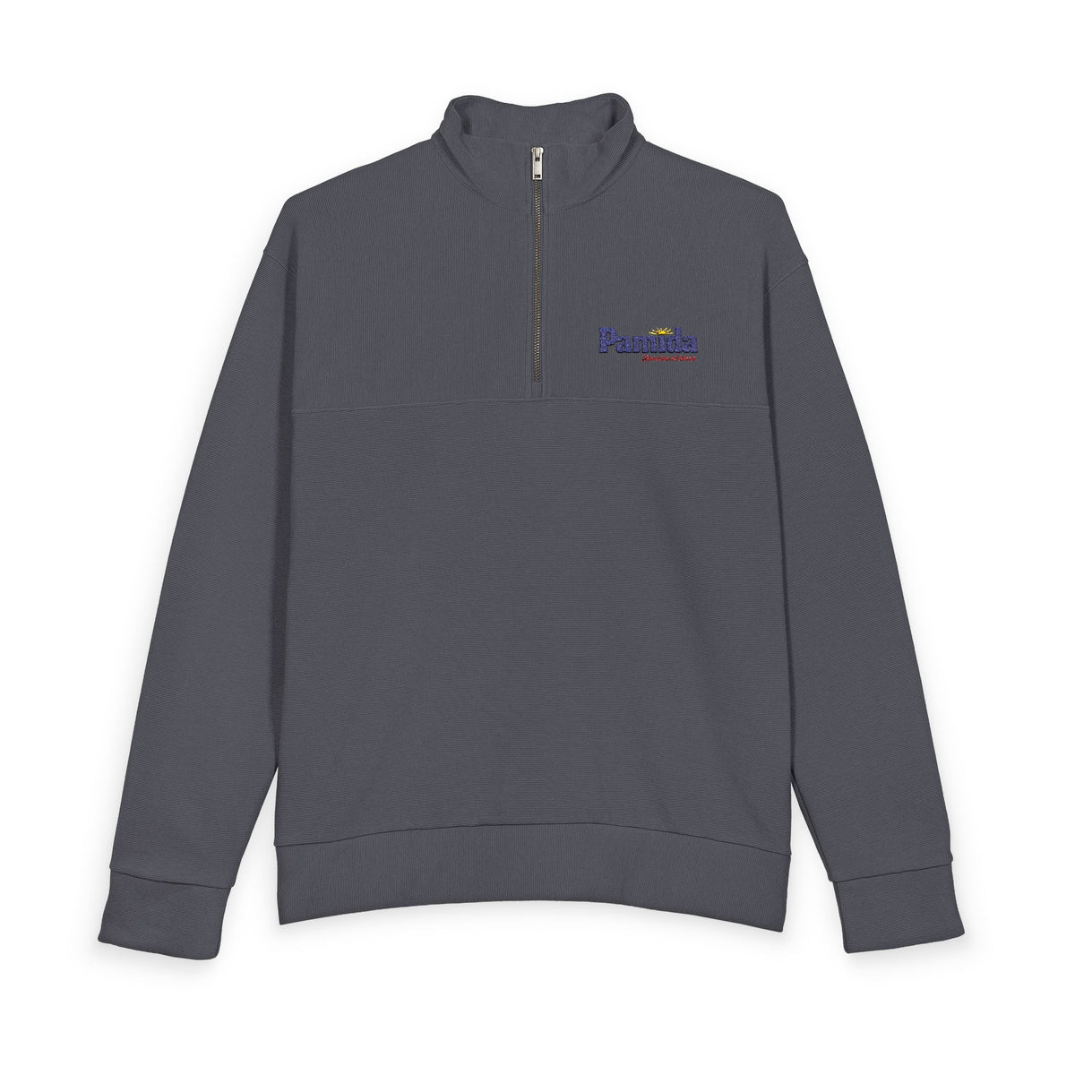 Pamida Heavy Knit Quarter-Zip Sweatshirt