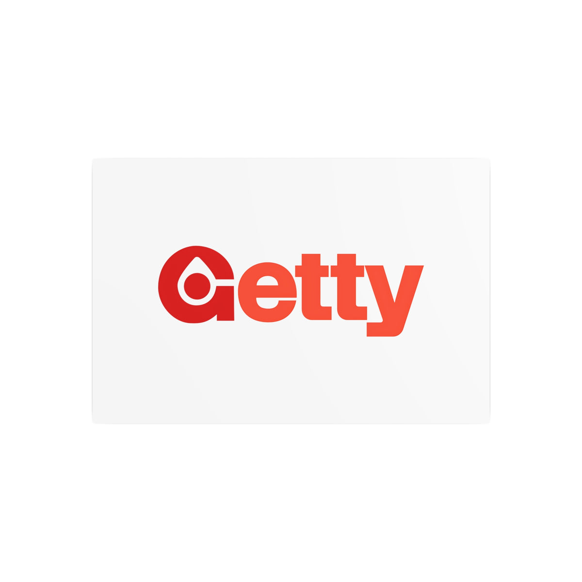Getty Oil Metal Sign