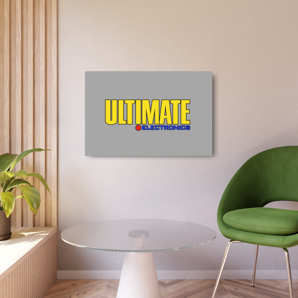 Ultimate Electronics Metal Sign