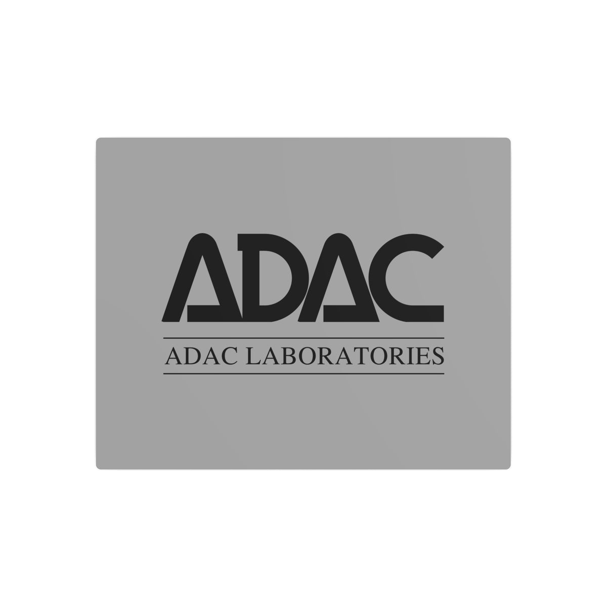 ADAC Laboratories Metal Sign