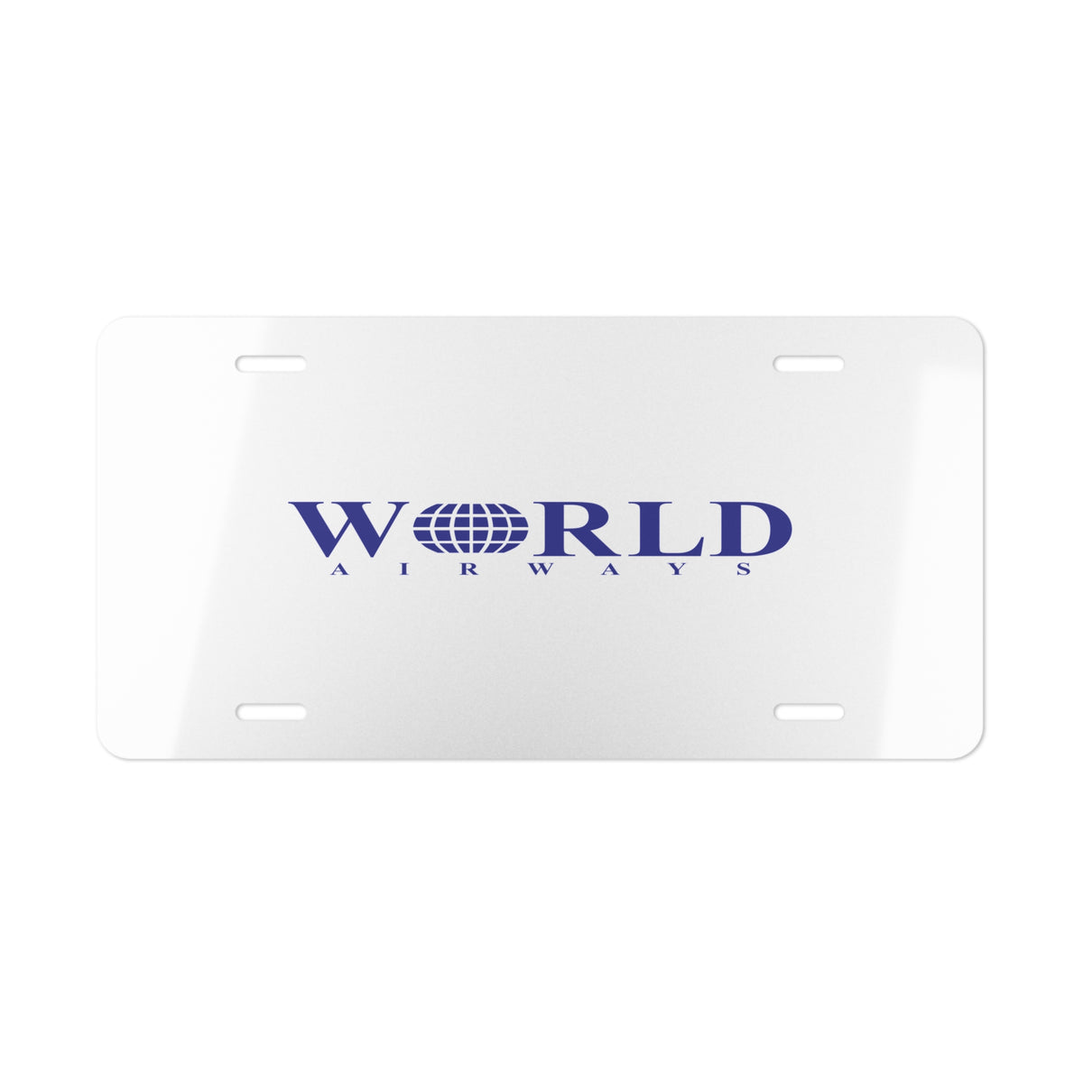 World Airways Vanity License Plate