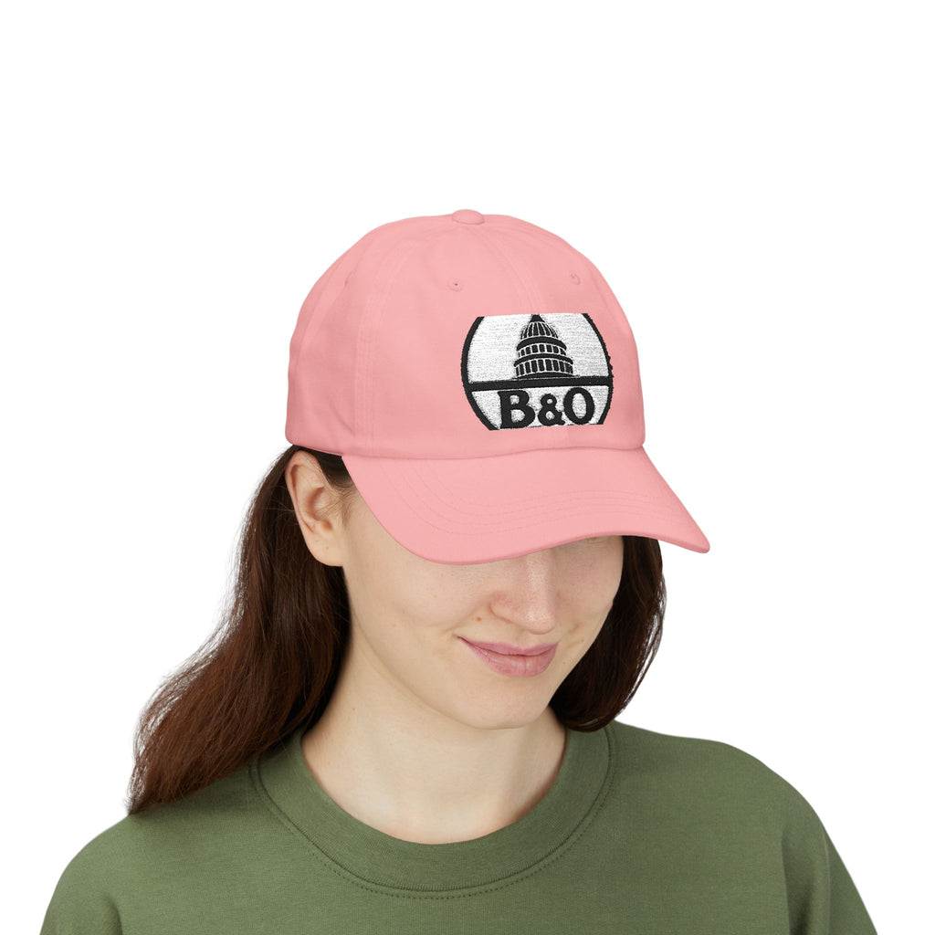 Baltimore and Ohio Railroad Embroidered Dad Cap Hat