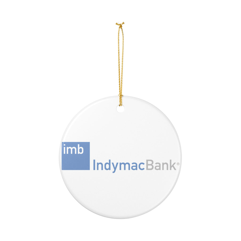 IndyMac Bank Ceramic Ornament