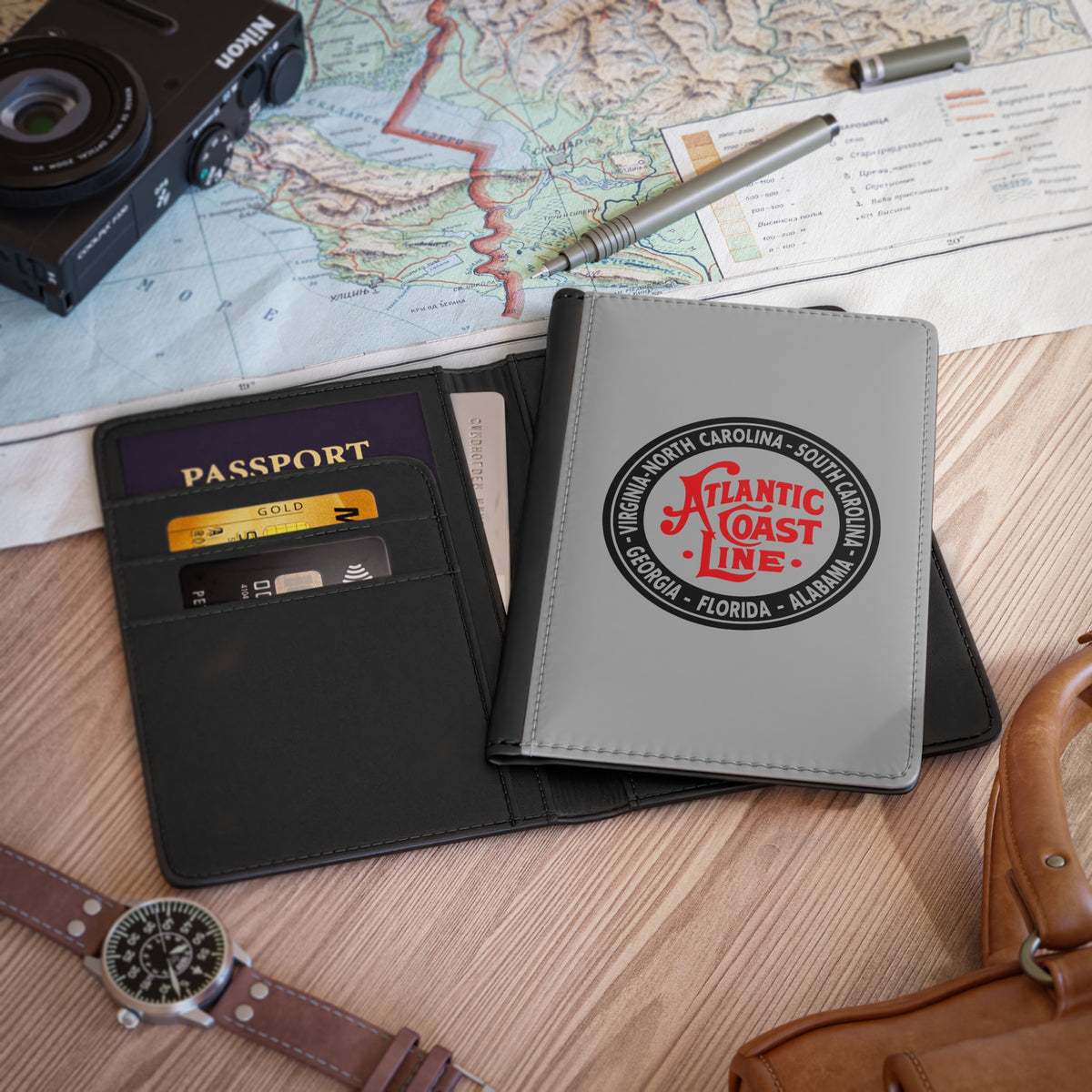 Atlantic Coast Line Railroad Passport Cover