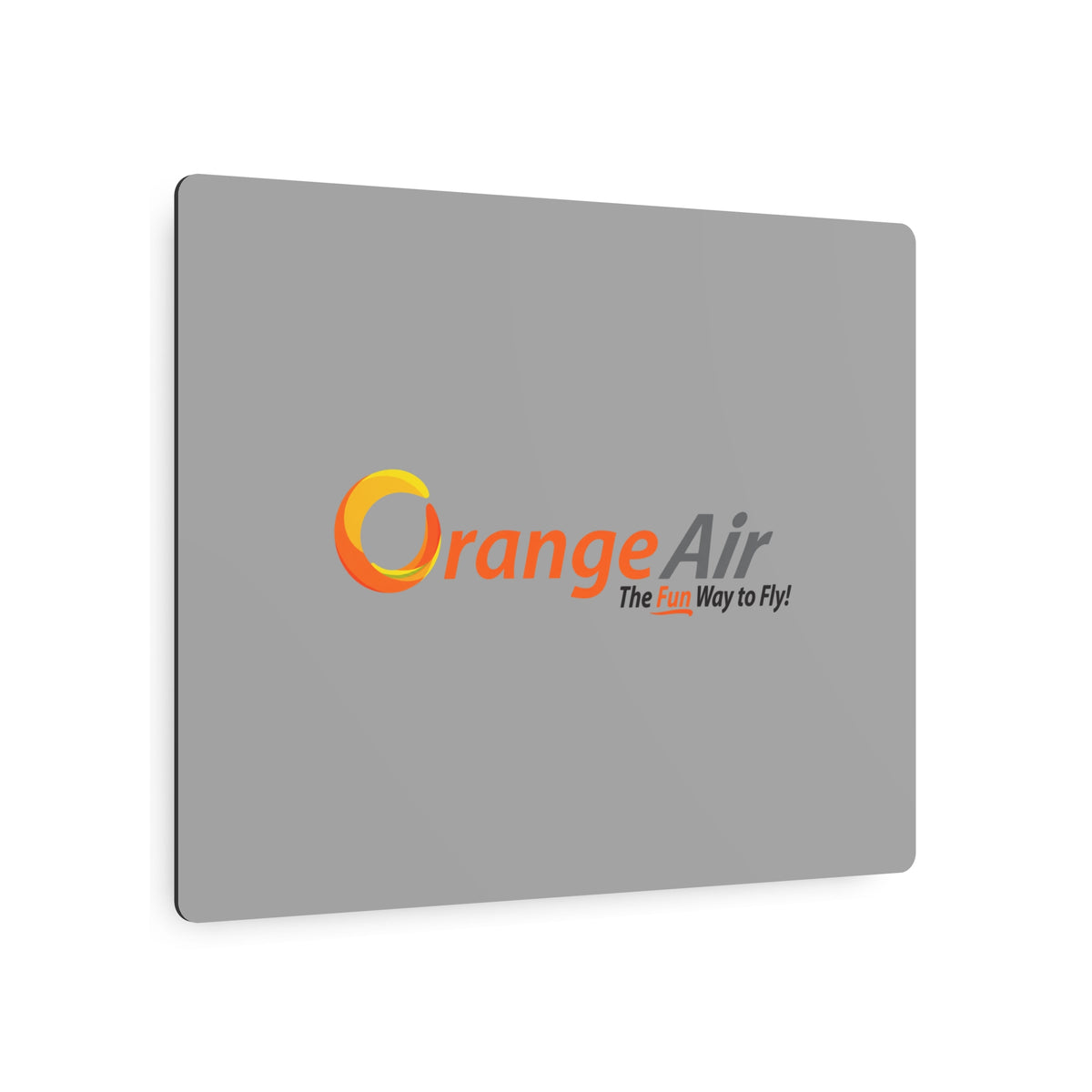 Orange Air Metal Sign